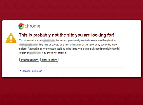 certificate error mismatch name chrome security snapshot fix medium different